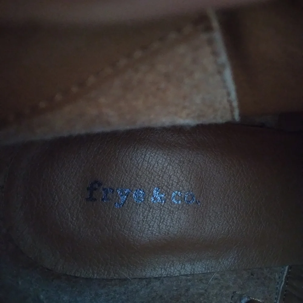 Frye Suede Ankle Boots with Zipper - Picture 7 of 8